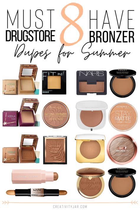 givenchy healthy glow bronzer dupe|drugstore bronzer dupe colors.